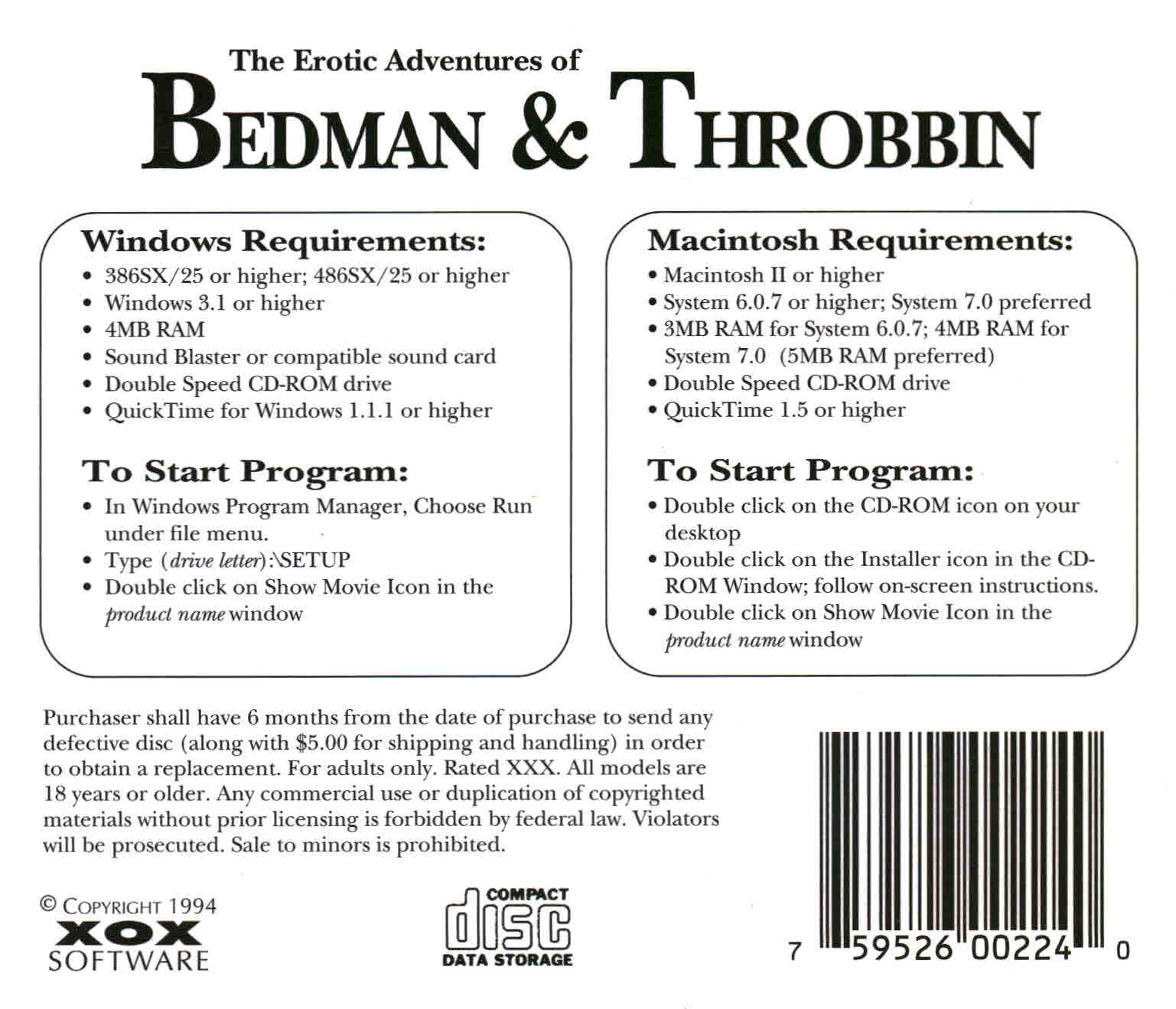 Bedman & Throbbin 1