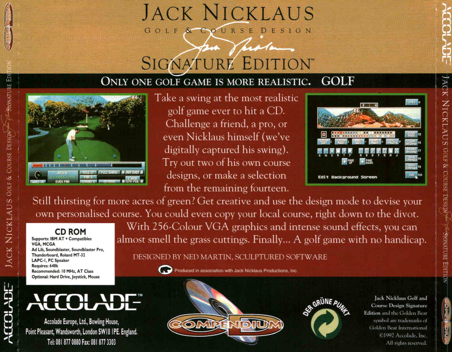 Jack Nicklaus Golf & Course Design: Signature Edition  1
