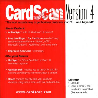 Card Scan Version 4