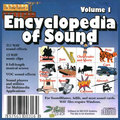 Encyclopedia of Sound Volume 1
