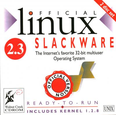 Linux Slackware 2.3 July 1995 (2 Disk)