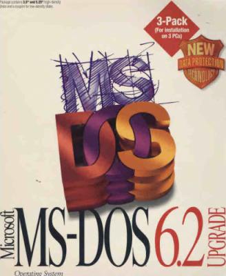 Microsoft MS-DOS 6.2 Upgrade 3 Pack