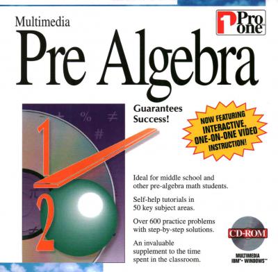 Multimedia Pre Algebra